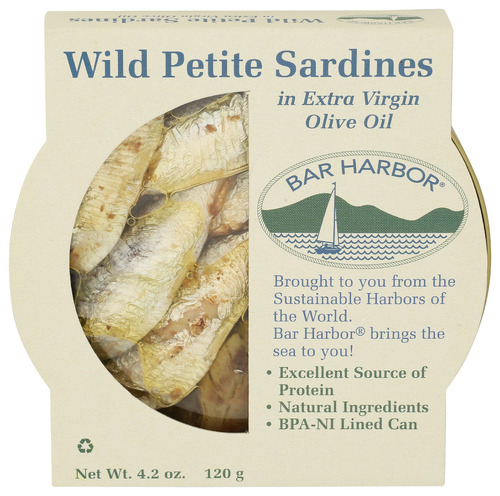 Bar Harbor - * WILD PETITE SARDINES IN EVOO - 4.2 OZ | Nature's