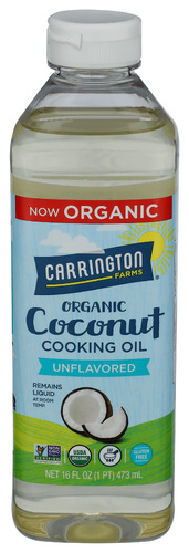 CARRINGTON FARMS - Coconut Cooking Oil, Unflavored - 16 OZ