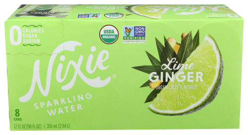 Nixie Sparkling Water - WATER SPRK LIME GINGR 8PK - 8/12 FZ