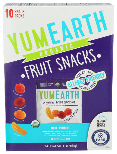 YumEarth - OG2 YUM FRUIT SNK FAVRTS - 7 OZ | Nature's Food Markets