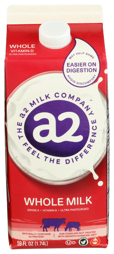 a2 Milk - MILK WHOLE - 64 FZ | Nature's Food Markets
