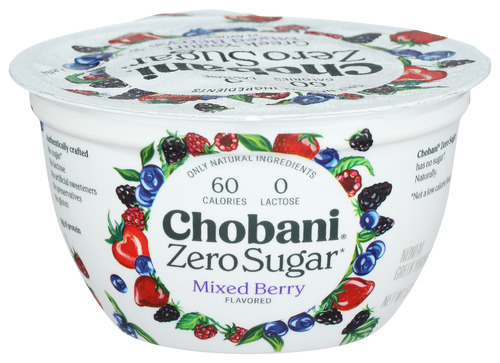 CHOBANI - YOGURT,MXD BERRY,ZERO SGR - 5.3 OZ | Nature's Food Markets