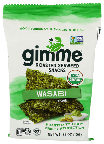 Gimme - SEAWEED SNCK,OG2,WASABI - .35 OZ | Nature's Food Markets