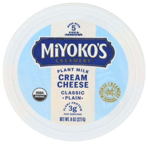 Miyoko's Creamery - Nut Cream Cheese, Classic Vegan ORG2 - 8.000